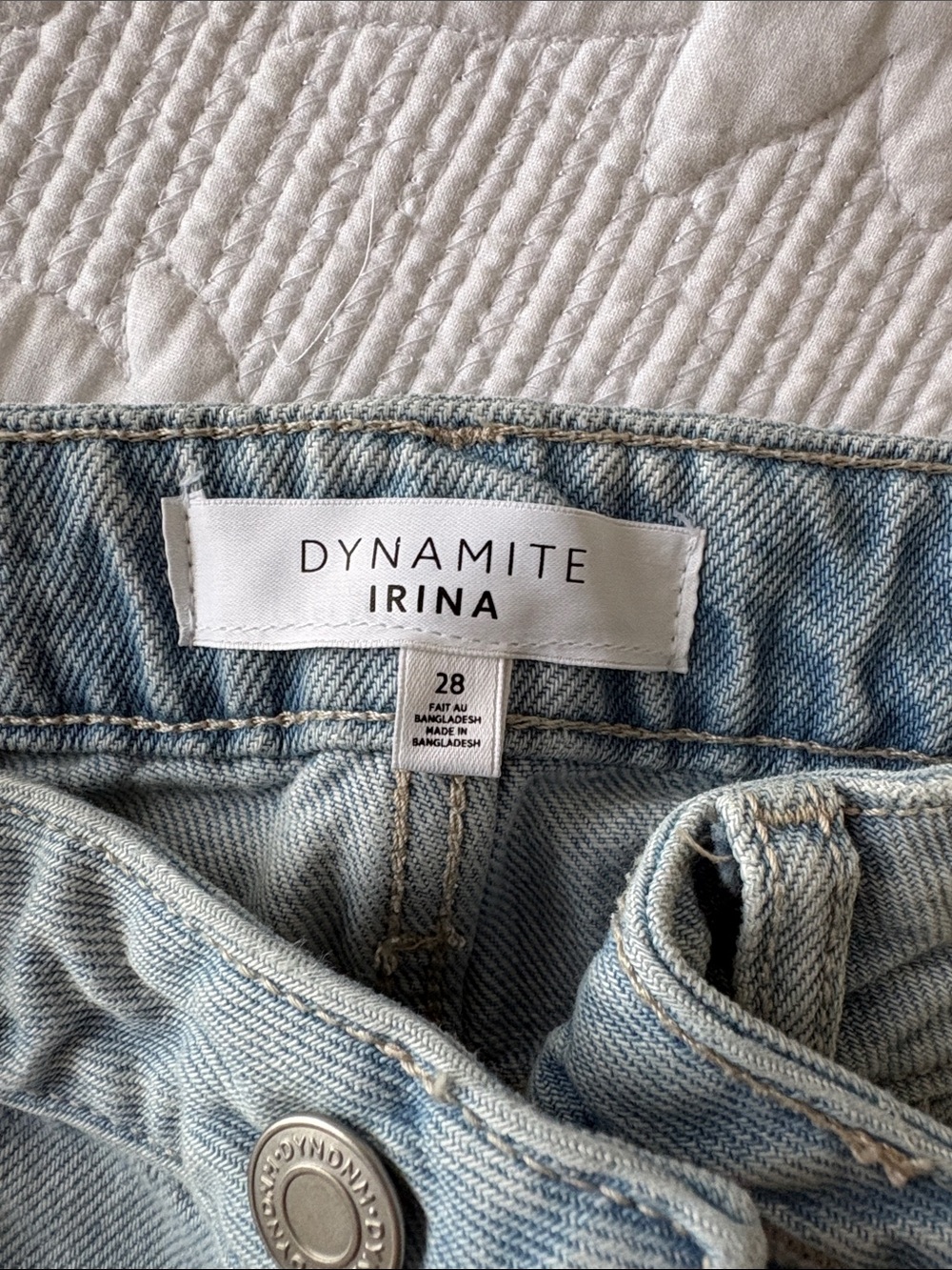 Dynamite Light Blue Distressed Boyfriend Jeans - Picture 2 of 2